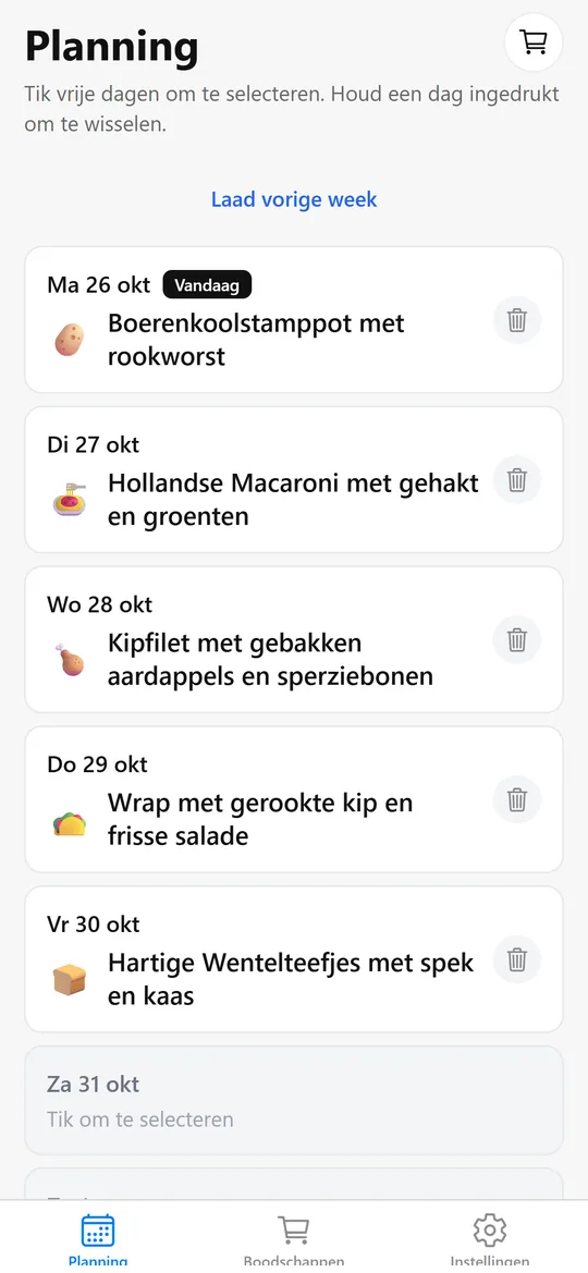 Schermafbeelding KitchenCompass